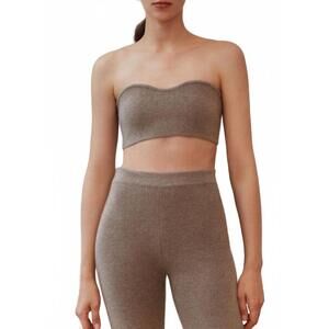 NEW W. CASHMERE angela bandeau in tan